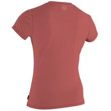 O'Neill Graphic Womens Short Sleeve Sun Shirt - Tea Rose - Back