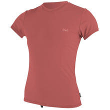 O'Neill Graphic Womens Short Sleeve Sun Shirt - Tea Rose - Front