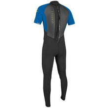 O'Neill Reactor II 2mm Youth Back Zip Summer Wetsuit - Black/ Ocean - Back