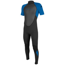 O'Neill Reactor II 2mm Youth Back Zip Summer Wetsuit - Black/ Ocean - Front