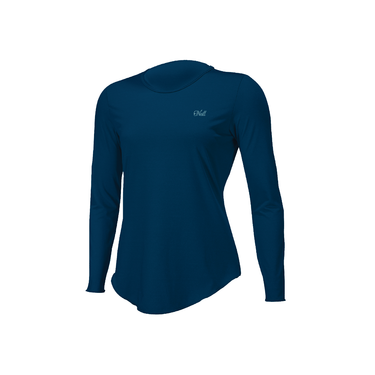 O'Neill Blueprint Womens Long Sleeve Sun Shirt - Deep Sea - Front