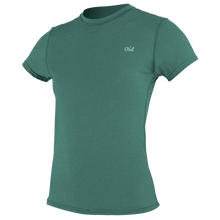 O'Neill Blueprint Womens Short Sleeve Sun Shirt - Ivy - Front