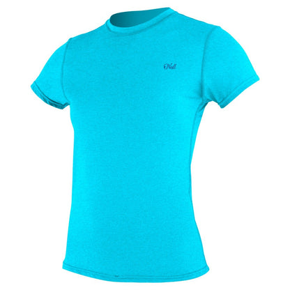 O'Neill Womens Blueprint Short Sleeved Sun Shirt in Turquoise