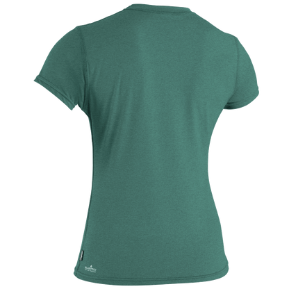 O'Neill Blueprint Womens Short Sleeve Sun Shirt - Ivy - Back
