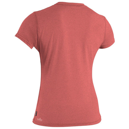 O'Neill Blueprint Womens Short Sleeve Sun Shirt - Tea Rose - Back