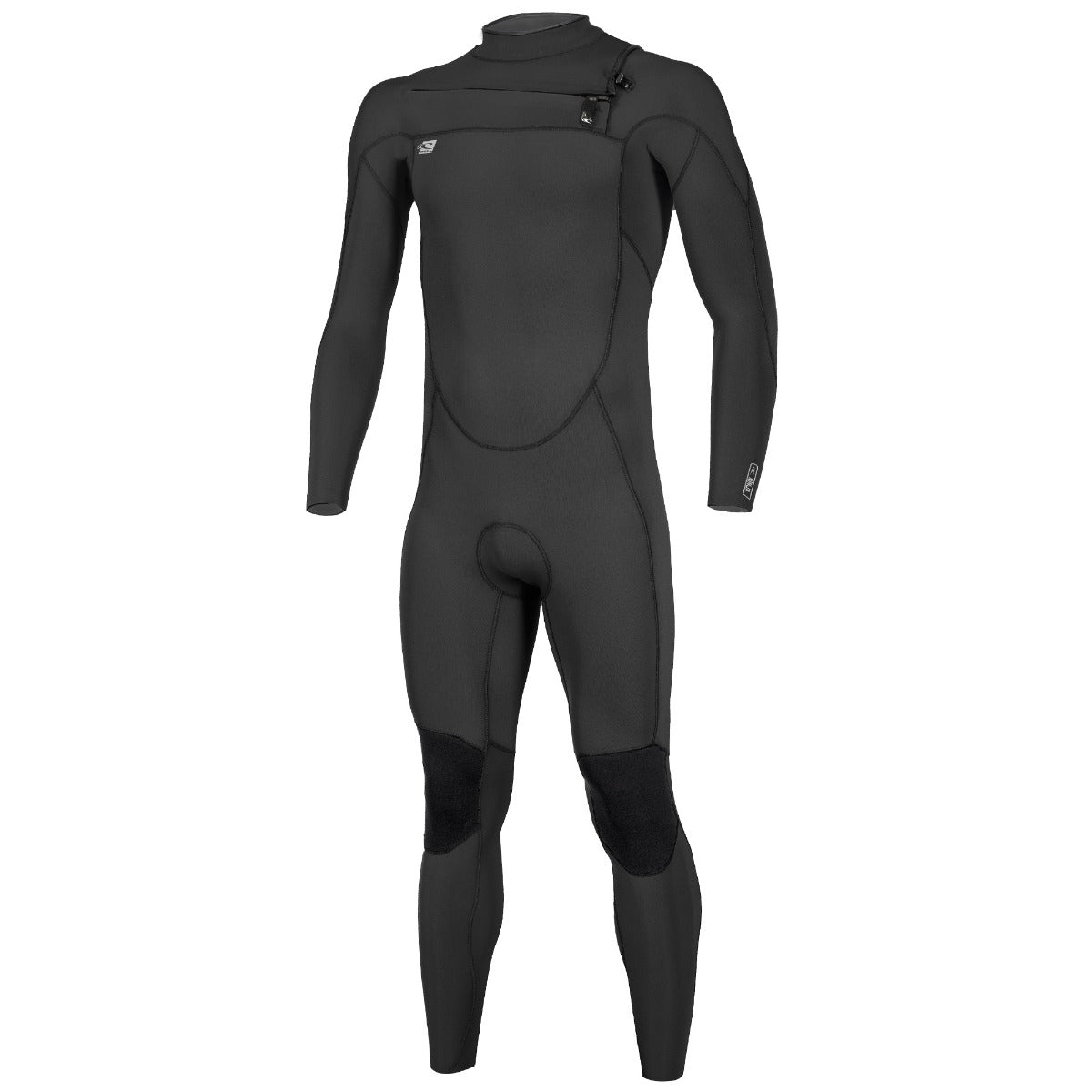 O'Neill Ninja 3/2mm Mens Chest Zip Wetsuit - Black - Front