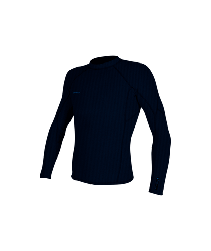 O'Neill Hyperfreak Comp-X 2mm Mens Long Sleeve Wetsuit Top - Black/Gunmetal