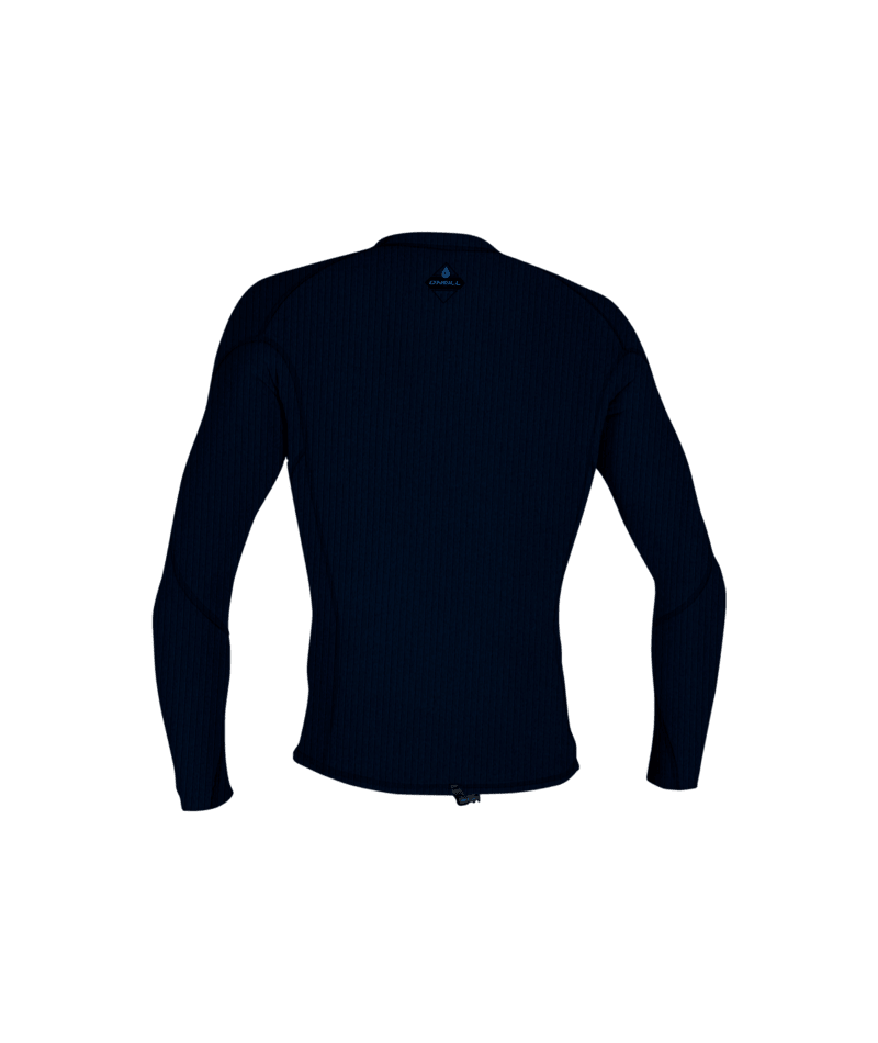 O'Neill Hyperfreak Comp-X 2mm Mens Long Sleeve Wetsuit Top - Black/Gunmetal