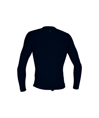 O'Neill Hyperfreak Comp-X 2mm Mens Long Sleeve Wetsuit Top - Black/Gunmetal