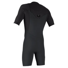 O'Neill Hyperfreak 2mm Chest Zip S/S Shorty 2026 - Tempered Steel / Graphite