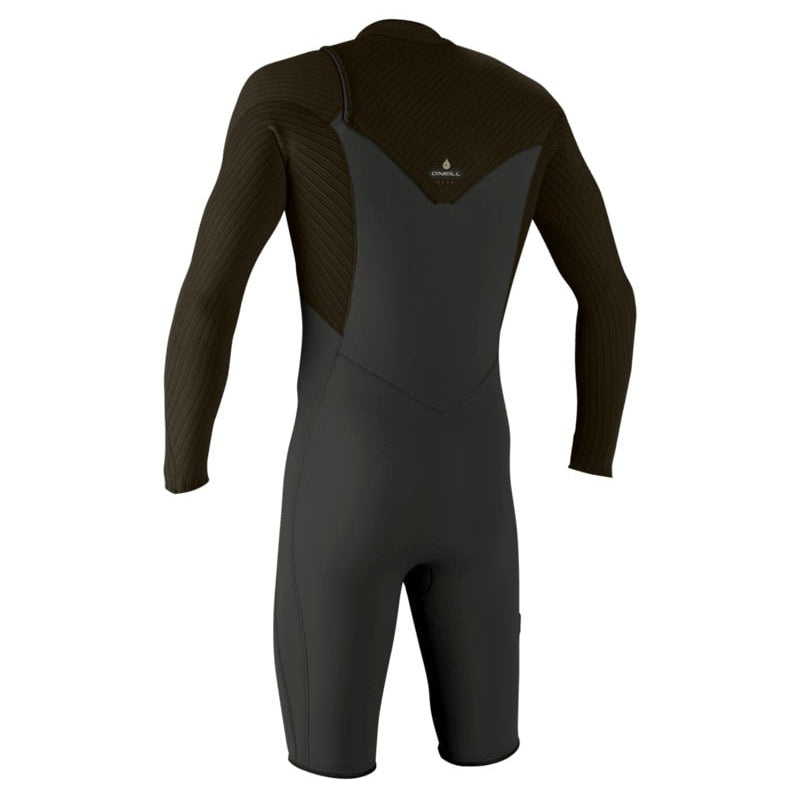 O'Neill Hyperfreak 2mm Men's Chest Zip L/S Shorty 2026 - Raven/Army