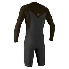 O'Neill Hyperfreak 2mm Men's Chest Zip L/S Shorty 2026 - Raven/Army