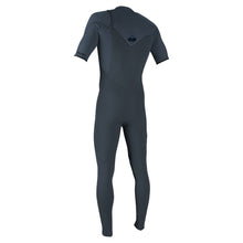 O'Neill Hyperfreak 2mm Chest Zip Short-Sleeved Wetsuit 2025 - Dark Orion / Copen Blue
