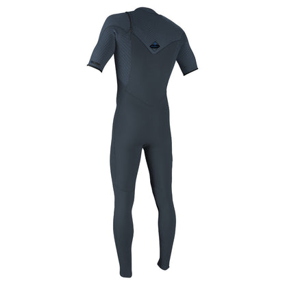 O'Neill Hyperfreak 2mm Chest Zip Short-Sleeved Wetsuit 2025 - Dark Orion / Copen Blue