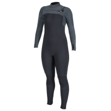 O'Neill Blueprint 5/4+mm Womens Chest Zip Wetsuit - Black/Shade - Front