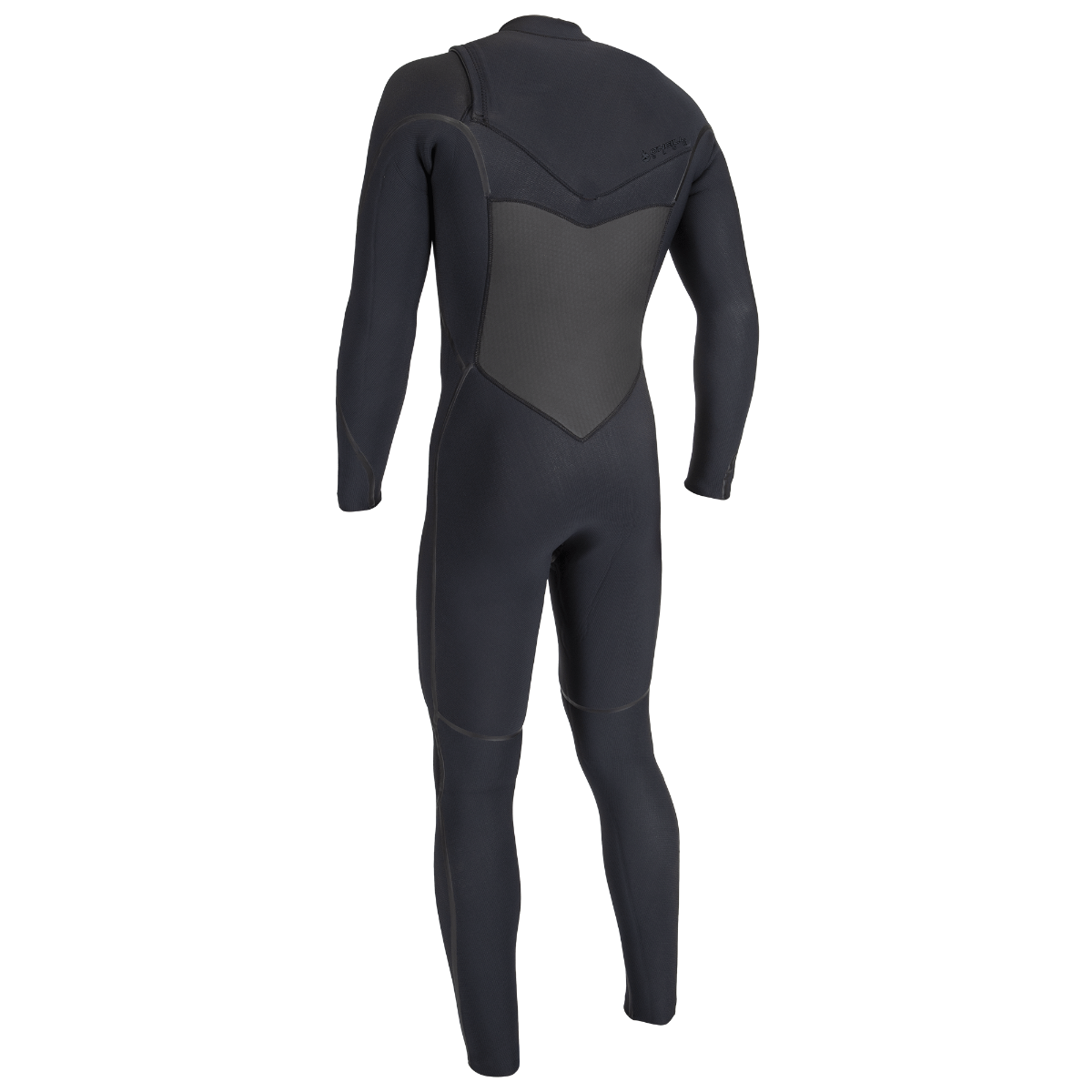 O'Neill Psycho Tech 4/3+mm Mens Chest Zip Wetsuit - Black - Back