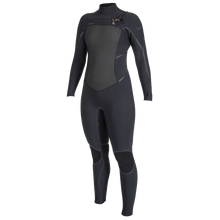 O'Neill Psycho Tech 4/3+mm Womens Chest Zip Wetsuit - Black  - Front