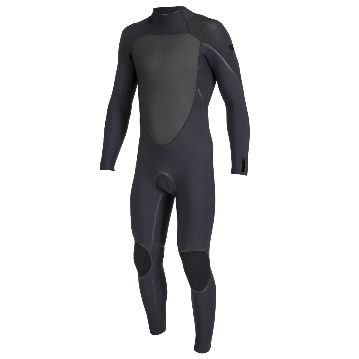 O'Neill Psycho Tech 5/4mm Mens Back Zip Wetsuit - Black - Front