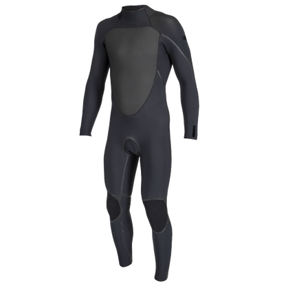 O'Neill Psycho Tech 5/4mm Mens Back Zip Wetsuit - Black - Front