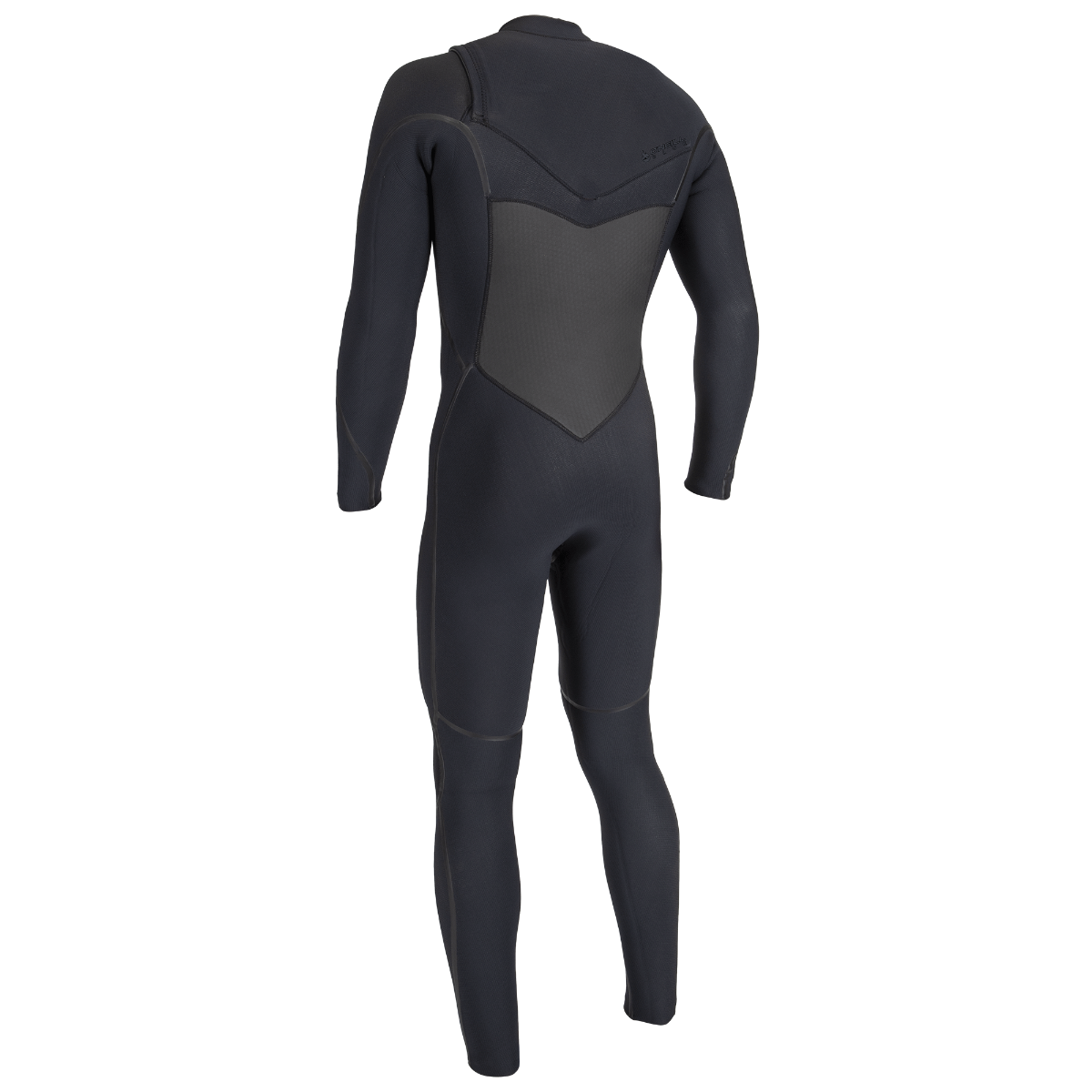 O'Neill Psycho Tech 5/4+mm Mens Chest Zip Wetsuit - Black - Back