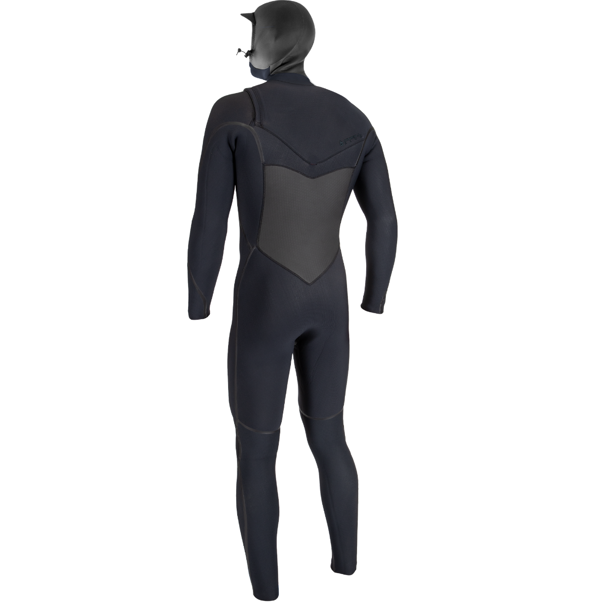 O'Neill Psycho Tech 6/4+mm Mens Chest Zip Winter Wetsuit - Black - Back