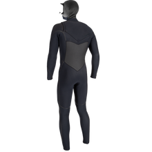 O'Neill Psycho Tech 6/4+mm Mens Chest Zip Winter Wetsuit - Black - Back