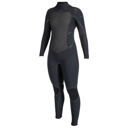 O'Neill Psycho Tech 5/4+mm Womens Back Zip Wetsuit - Black - Full View
