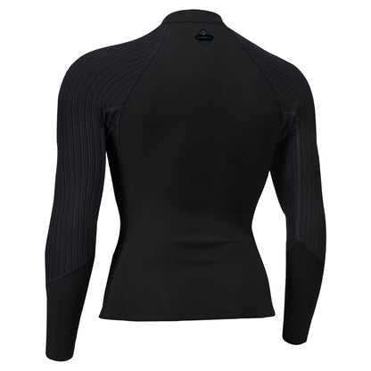 Veste de combinaison O'Neill Hyperfreak 2/1,5 mm à zip poitrine pour femme - Black