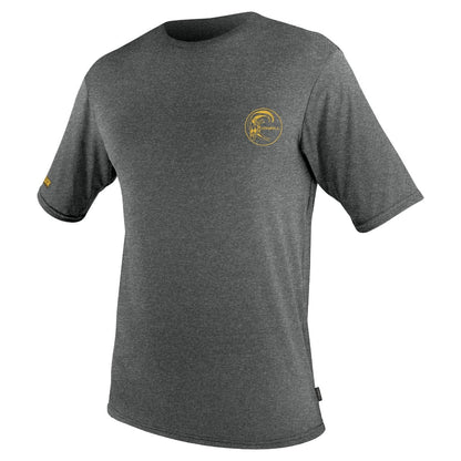 O'Neill Youth Trvlr Hybrid Short Sleeve Sun Shirt in Graphite