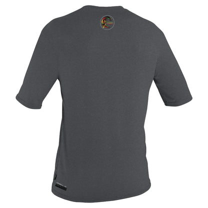 O'Neill Mens Trvlr Hybrid S/S Graphic Sun Shirt - Graphite