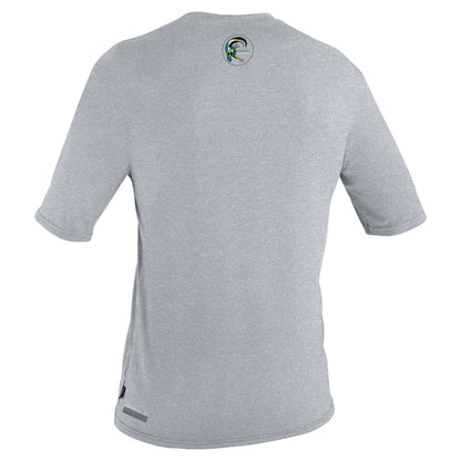 O'Neill Mens Trvlr Hybrid S/S Graphic Sun Shirt - Smoke