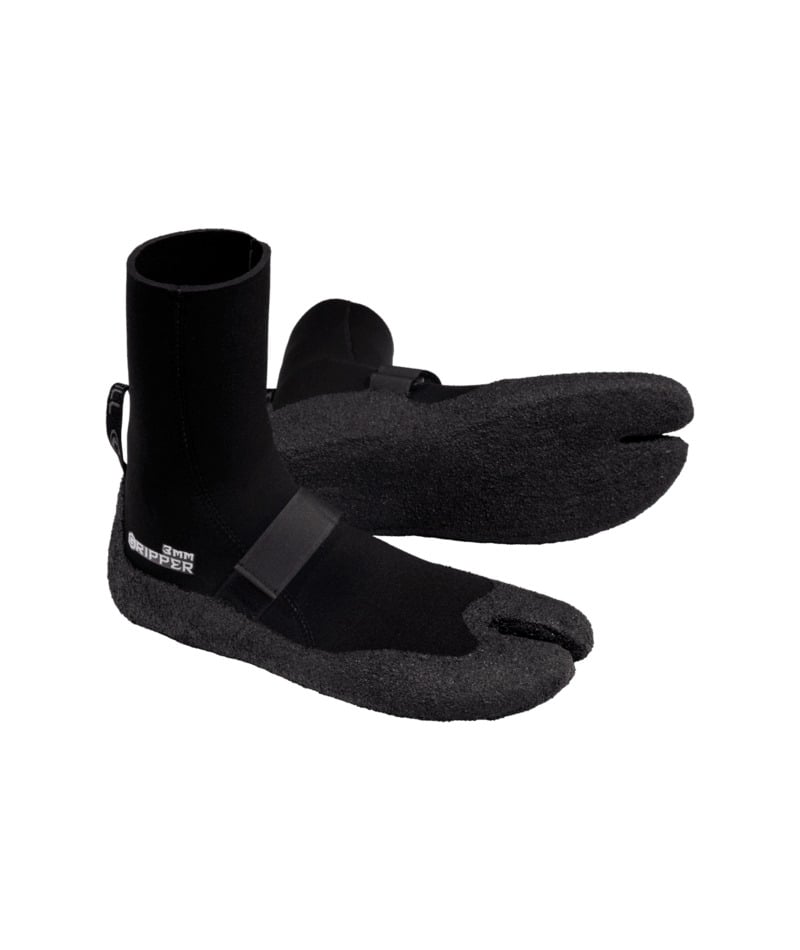 O'Neill Gripper 3mm Split Toe Wetsuit Boots in Black