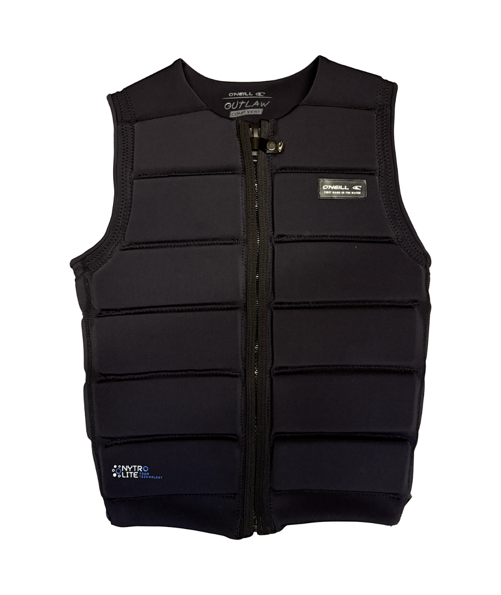 O'Neill Outlaw Comp Vest (Medium) SAMPLE - Black/Black