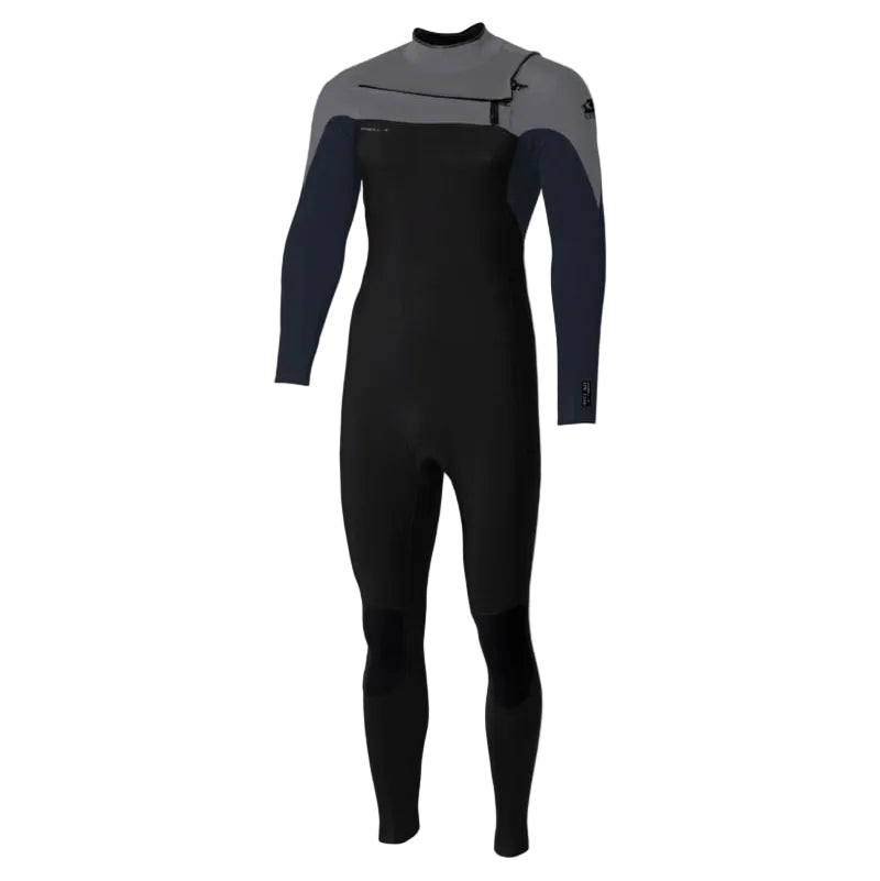 O'Neill Epic 3/2mm Chest Zip Summer Wetsuit in Black/Slate/Smoke
