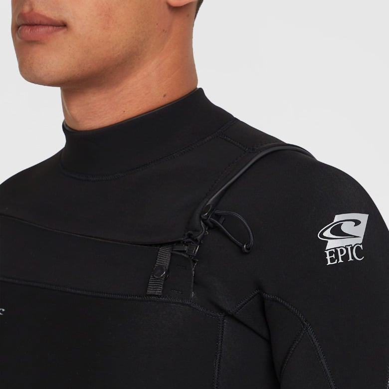 O'Neill Epic 3/2mm Chest Zip Summer Wetsuit 2026 - Black