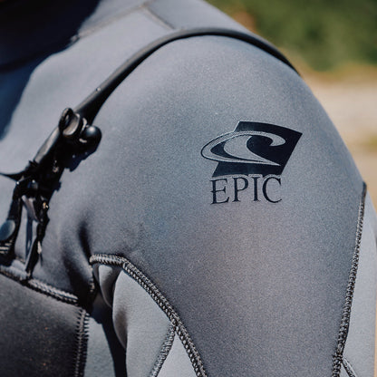 O'Neill Epic 5/4mm Chest Zip Winter Wetsuit SAMPLE - Tempered Steel / Smoke / Graphite