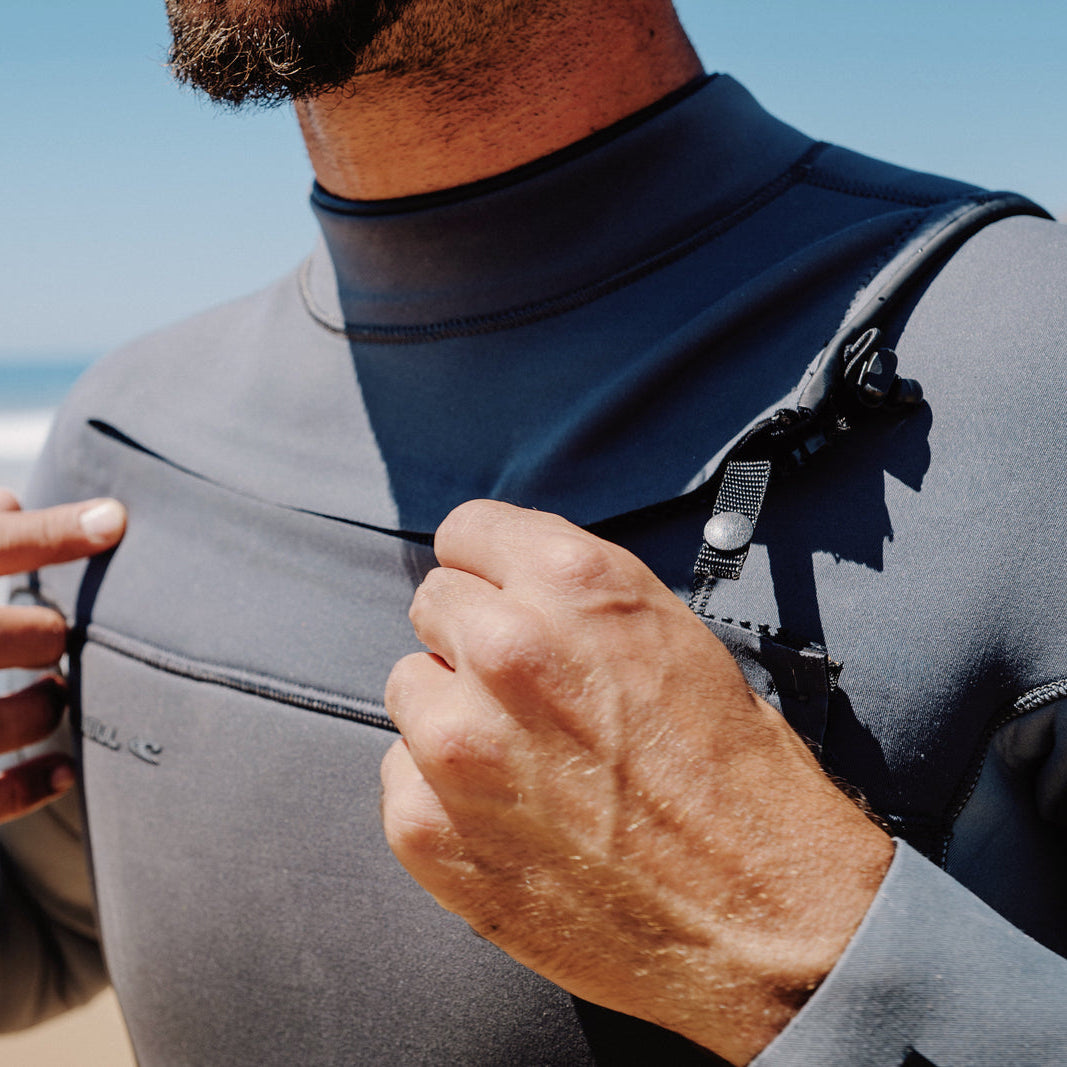 O'Neill Epic 5/4mm Chest Zip Winter Wetsuit SAMPLE - Tempered Steel / Smoke / Graphite