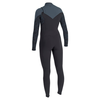O'Neill Epic 3/2mm Women's Chest Zip Summer SAMPLE Wetsuit 2026 - Tempered Steel / Shaded Island Sky / Shade