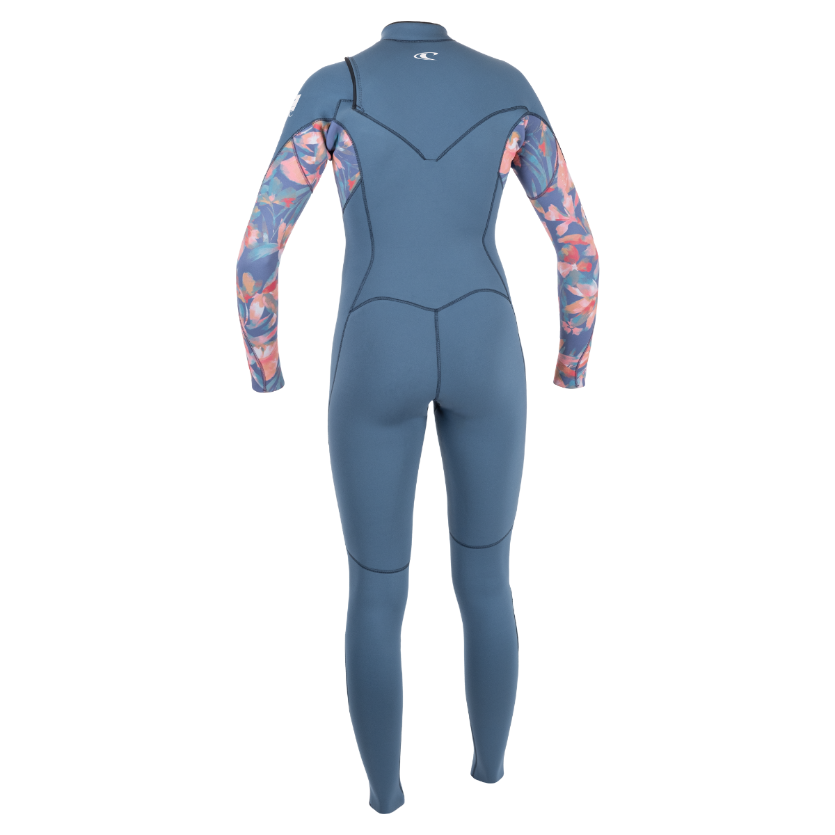 O'Neill Epic 3/2mm Women's Chest Zip Summer Wetsuit 2025 - Copenblu/Painted Tropics