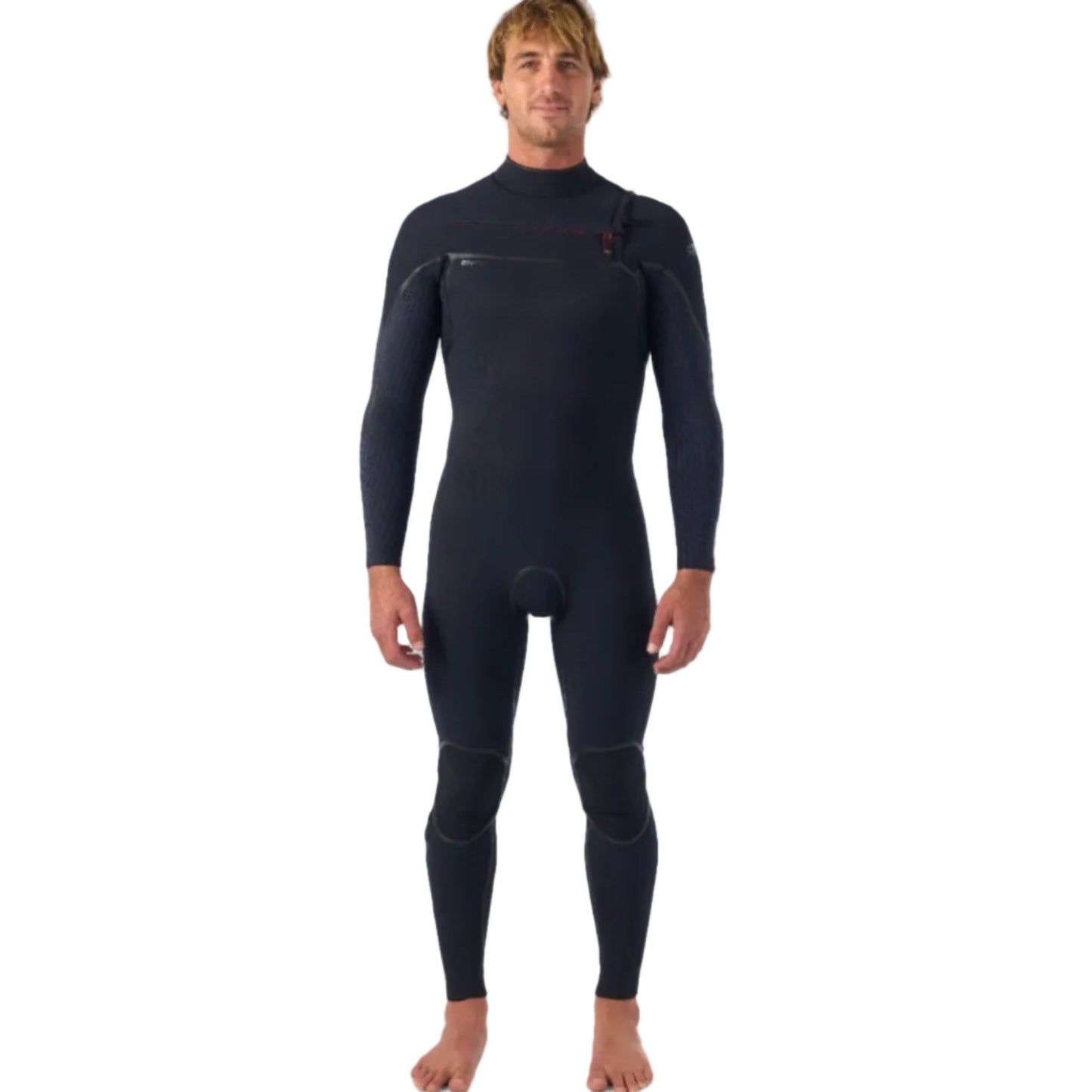 O'Neill Hyperfreak Fire 3/2+mm Chest Zip Wetsuit 2026 - Black