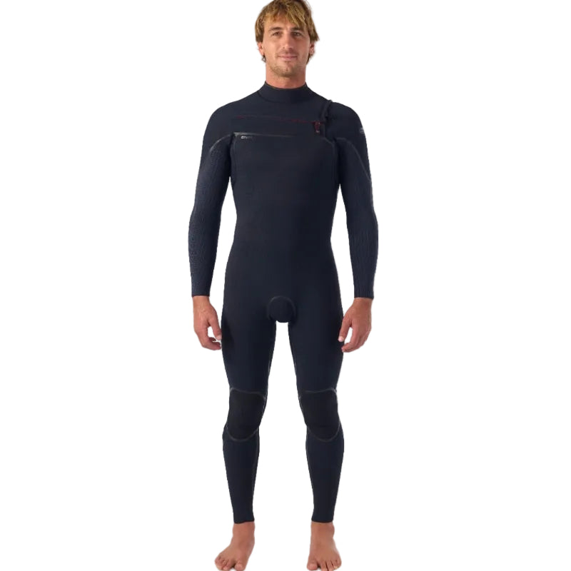 O'Neill Hyperfreak Fire 4/3mm+ Chest Zip Winter Wetsuit 2026 - Black