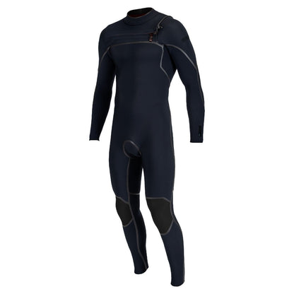 O'Neill Hyperfreak Fire 4/3+mm Chest Zip Wetsuit in Carbon