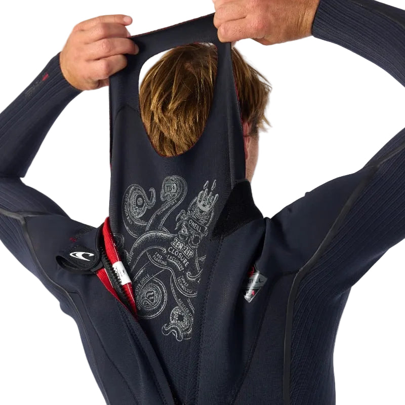 O'Neill Hyperfreak Fire 4/3+mm Back Zip Wetsuit 2026 - Black