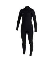 O'Neill O'Riginal RG8 3/2mm Womens Chest Zip Wetsuit - Black