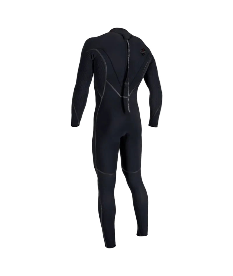O'Neill Hyperfreak Fire 5/4+mm Back Zip Winter Wetsuit 2026 - Black