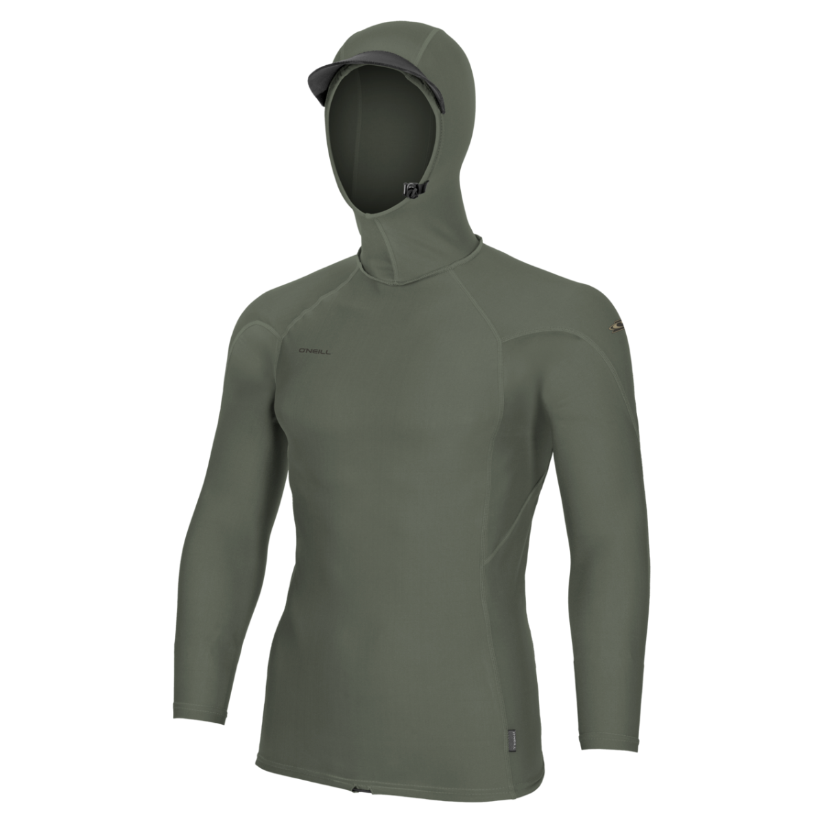 O'Neill Hyperfreak Skins Long Sleeve Mens Rash Guard W/Hood (Medium) SAMPLE  - Chimera
