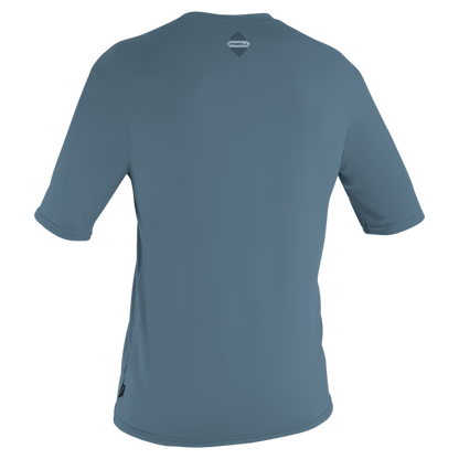 O'Neill Hyperfreak Skins Mens Short Sleeve Sun Shirt (Medium) SAMPLE - Blue Fusion