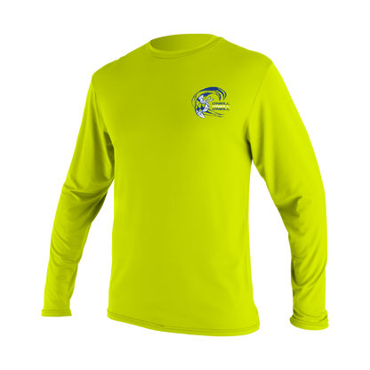 O'Neill Basic Skins Childrens Long Sleeve Sun Shirt (Age 2) SAMPLE - Lime