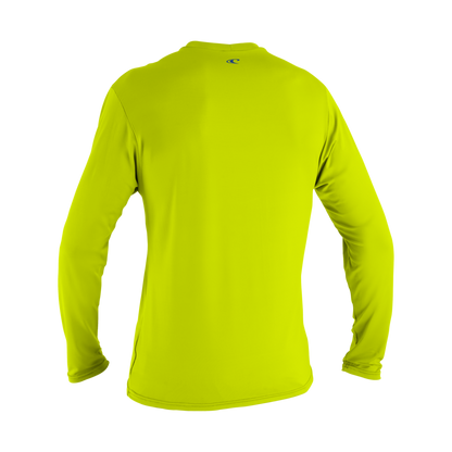 O'Neill Basic Skins Childrens Long Sleeve Sun Shirt (Age 2) SAMPLE - Lime