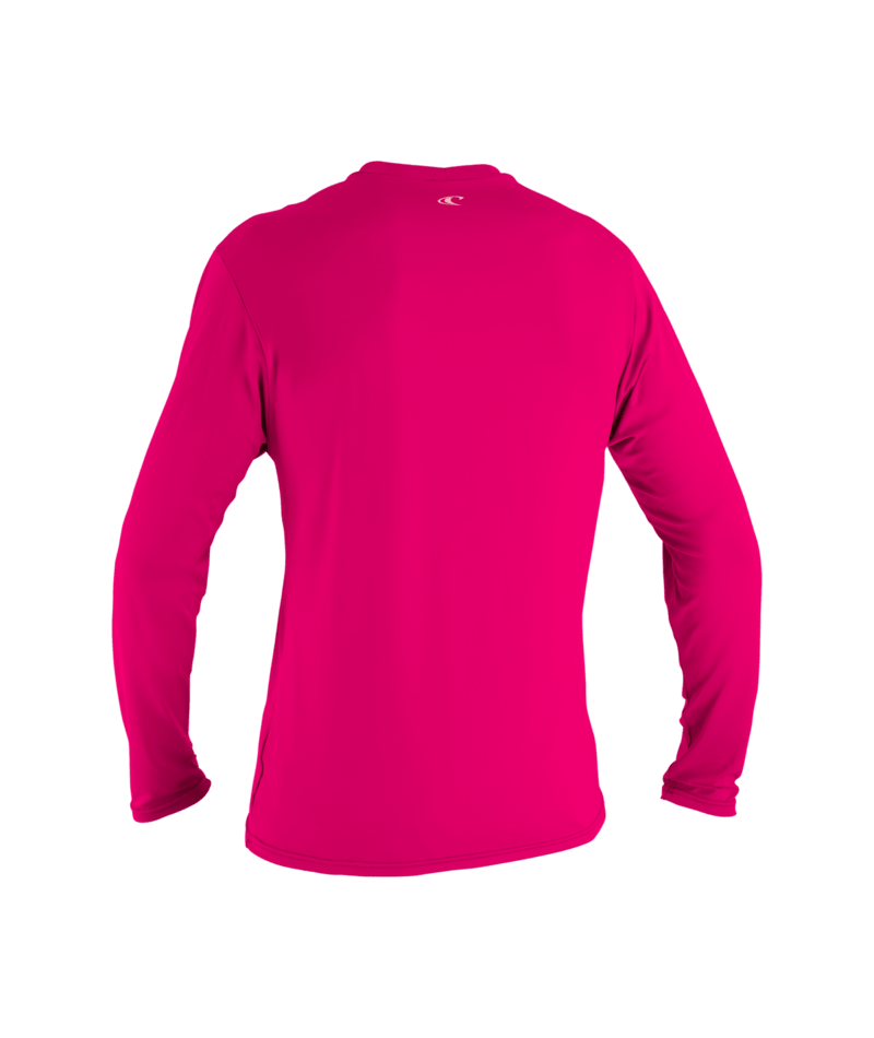 O'Neill Basic Skins Girls Long Sleeve Sun Shirt - Watermelon